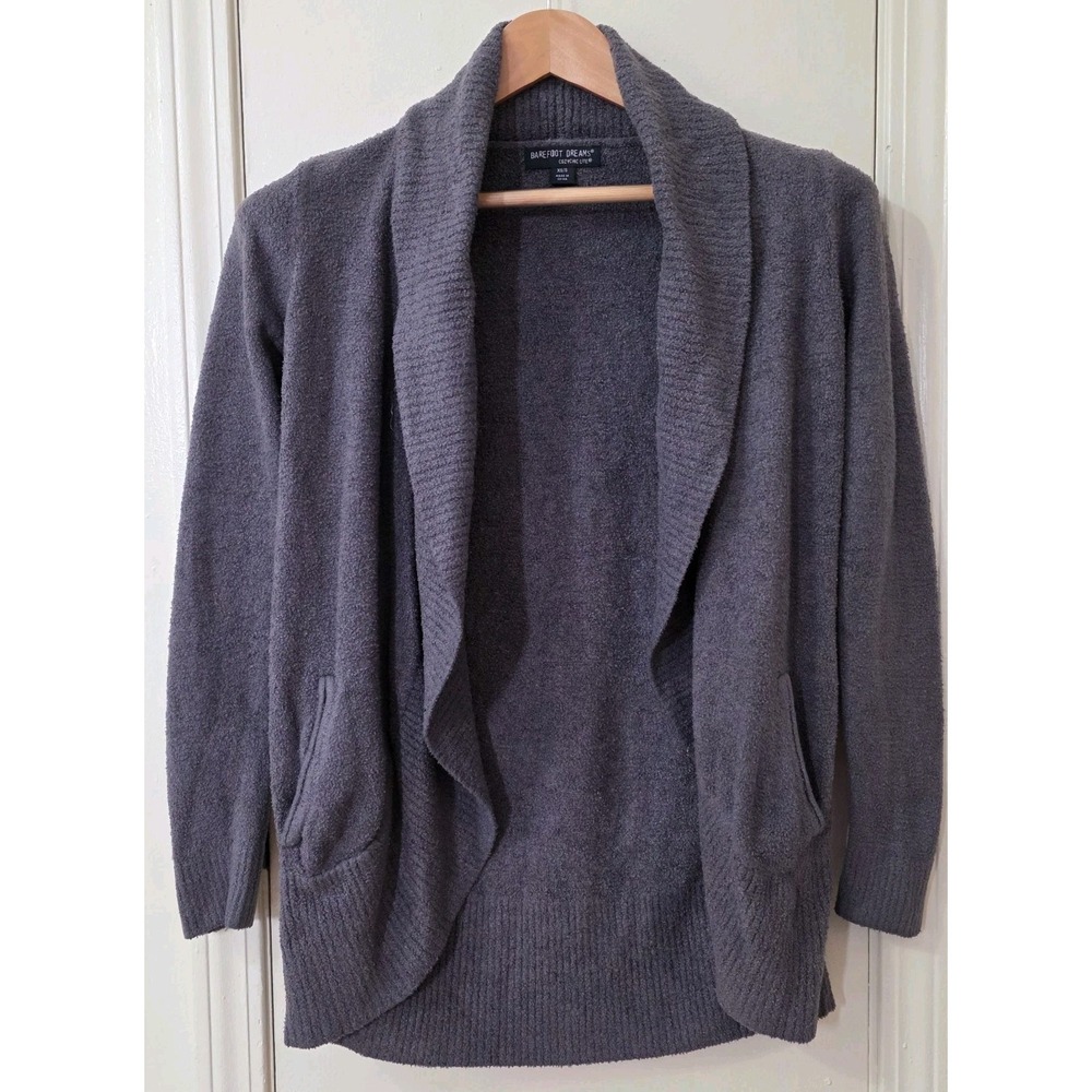 Barefoot Dreams CozyChic‎ Lite Circle Cardigan Women's Size XS/Small Purple Boho